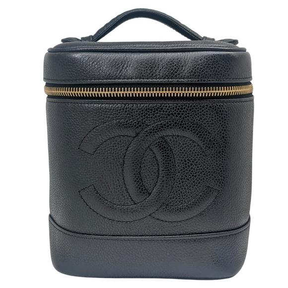CHANEL Black Caviar Leather Pouch - Picture 1 of 15